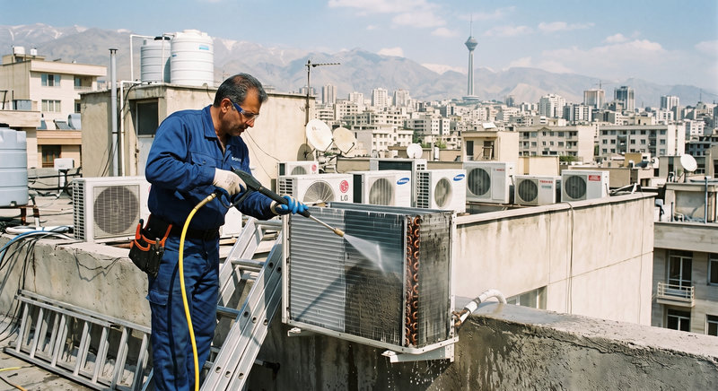 سرویس و شستشوی کندانسور برندهای مختلف در تهران