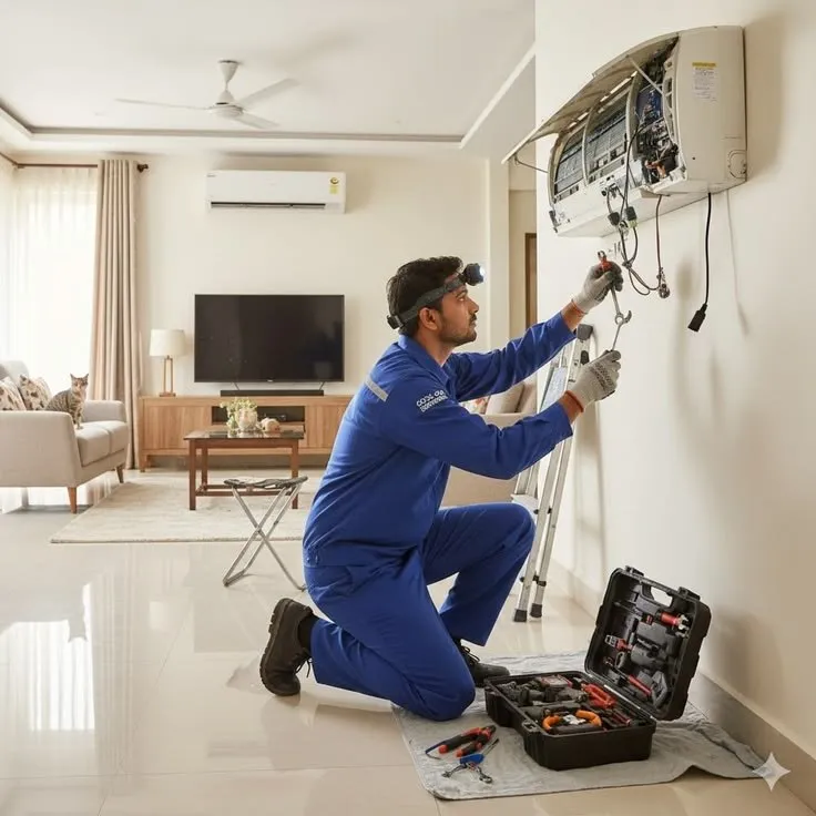 تعمیر کولر گازی و عیب یابی دستگاه